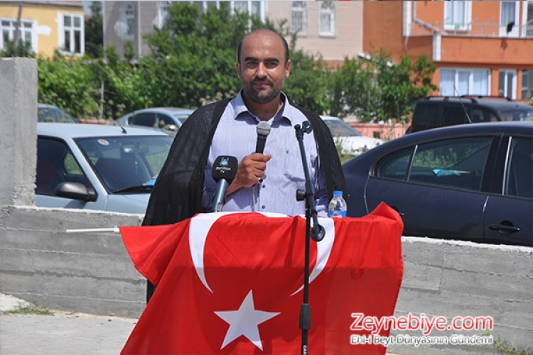 Şehitler Şahı Hz. Hüseyin (a.s) ve onun vefalı kardeşi Hz. Abbas (a.s)?ın viladetleri Tekirdağ Yeniçiftlik Hz Abbas Cami?nde kutlandı.