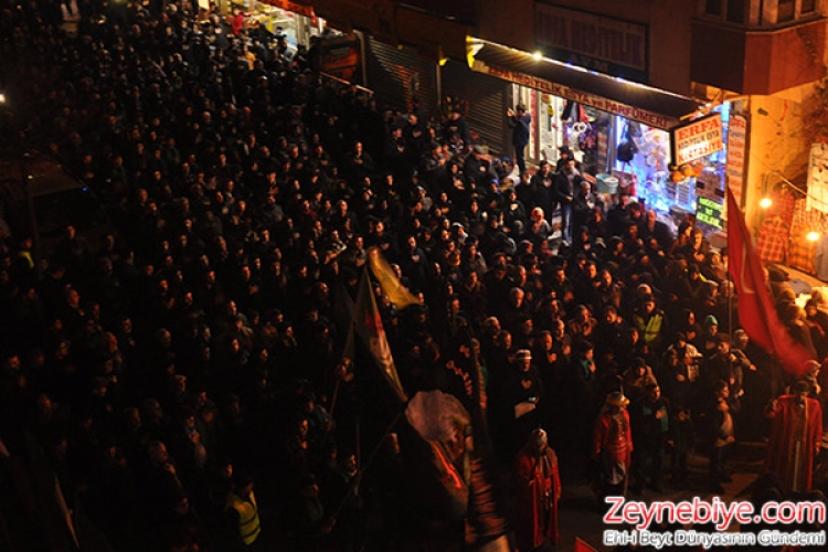 ZHGM tarafından düzenlenen Temsili Erbain Yürüyüşü'nden kareler...