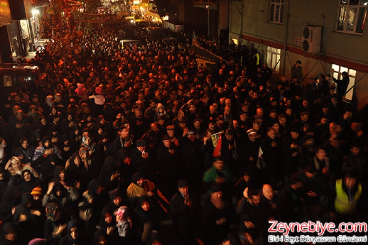 ZHGM tarafından düzenlenen Temsili Erbain Yürüyüşü'nden kareler...