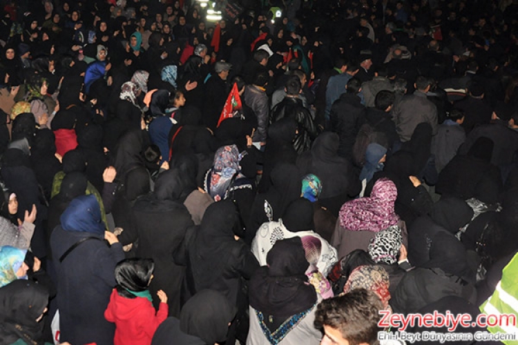 ZHGM tarafından düzenlenen Temsili Erbain Yürüyüşü'nden kareler...