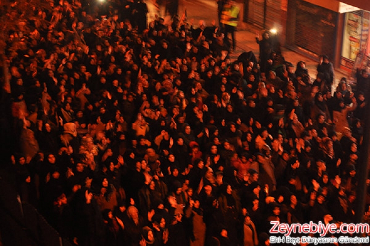 ZHGM tarafından düzenlenen Temsili Erbain Yürüyüşü'nden kareler...