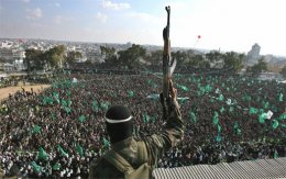 Hamas Mescid-i Aksa'ya Yapılan Saldırıyı Binlerce Kişi Protesto Etti