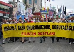 Demo for Al-Aqsa Mosque held in Istanbul