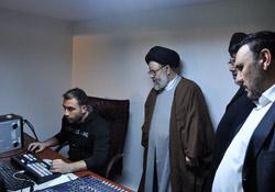 Ayatollah Qazvini?s visit to Zeynebiye TV (Photo)