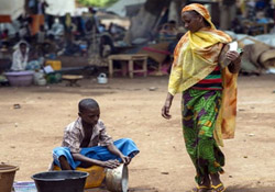 Bangui'deki Müslümanlar Naklediliyor