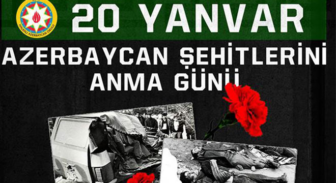20 Yanvar  'Azerbaycan Şehitlerini Anma Günü'  SKSM?de