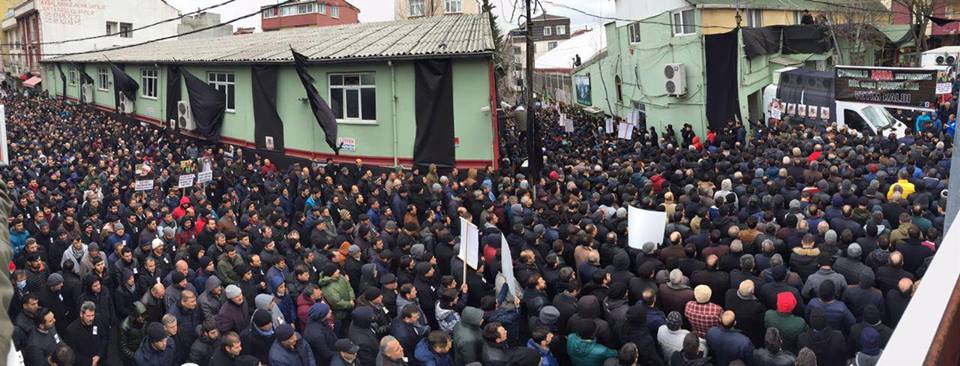 Ehl-i Beyt'e Adanan Ömre vefa... Ş. Hamit Turan'ın Cenaze Törenine Binlerce Ehl-i Beyt Dostu Katıldı (FOTO)