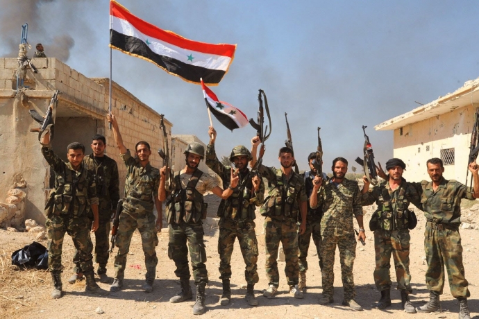 Suriye Ordusundan Teröristlerin Saldırılarına Misilleme