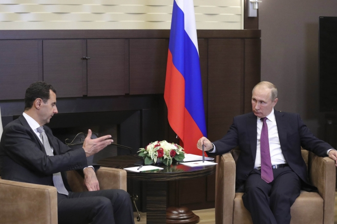 Esad Putin ile Soçi'de Görüştü
