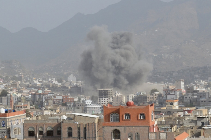 İşgalci Suudi Koalisyon Yemen'e Saldırdı