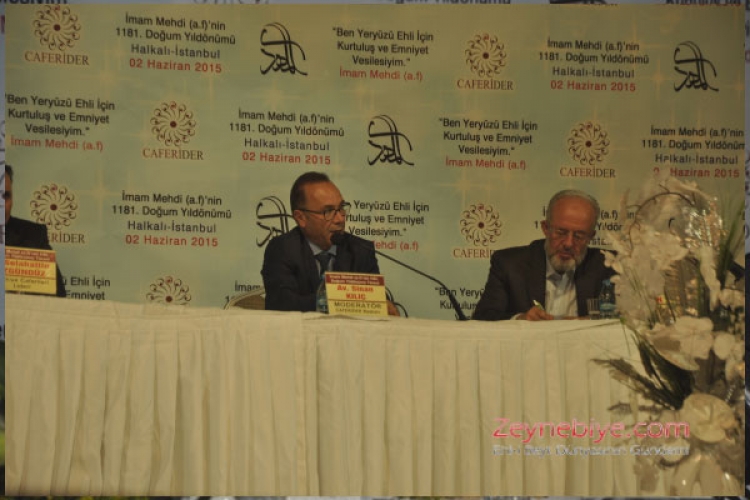 Caferider tarafından Yahya Kemal Beyatlı Gösteri Merkezi?nde düzenlenen İmam Mehdi?nin viladet programına binlerce kişi katılınca, salonda yer sıkıntısı yaşandı.