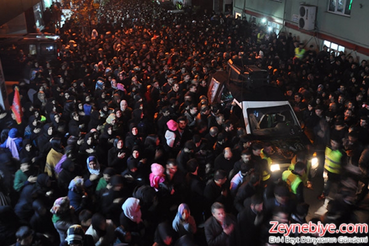 ZHGM tarafından düzenlenen Temsili Erbain Yürüyüşü'nden kareler...