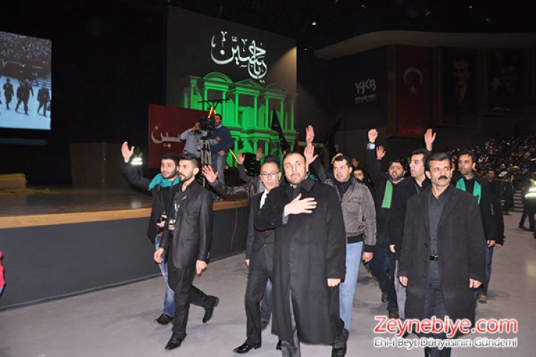 Hz. Peygamberimizin torunu Hz. İmam Hüseyin ve 71 yareni, Kerbela Çölünde şehit edilişlerinin 40. gününde törenlerle anıldı.