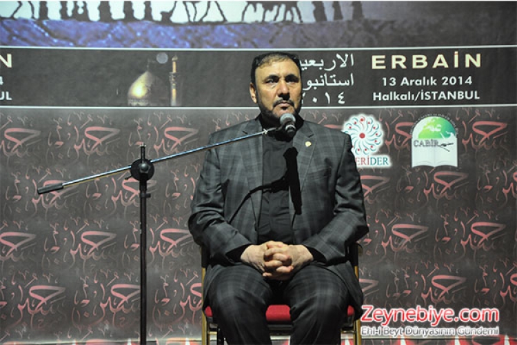 Hz. Peygamberimizin torunu Hz. İmam Hüseyin ve 71 yareni, Kerbela Çölünde şehit edilişlerinin 40. gününde törenlerle anıldı.