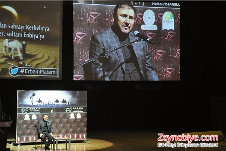 Hz. Peygamberimizin torunu Hz. İmam Hüseyin ve 71 yareni, Kerbela Çölünde şehit edilişlerinin 40. gününde törenlerle anıldı.