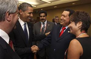 Amerika Zirvesinde Obama Ve Chavez Tokalaştı