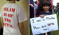 İslam Karşıtı Sloganlar Yazılı T-Shirt Satılıyor