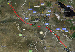 Türkiye-Azerbaycan Demiryolu Iğdır'dan Geçecek