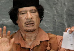 Kaddafi Yine Meydan Okudu