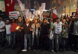 Siyonistler Taksim'de Lanetlendi