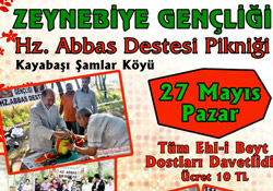 Hz. Abbas Destesi Pikniği