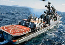 Rus Savaş Gemileri Akdeniz'de