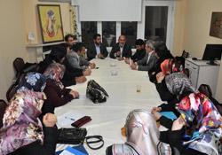 جلسه ی انجمن زهرا آنا برای حضرت فا