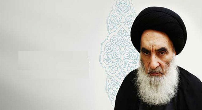 Ayetullah Sistani: Sadece Irak Sancağı Göndere Çekilsin