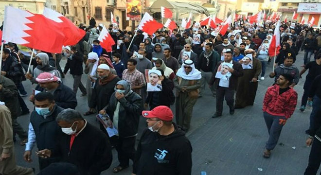 Bahreyn Halkı Şeyh Selman İçin Sokaklarda (Foto)