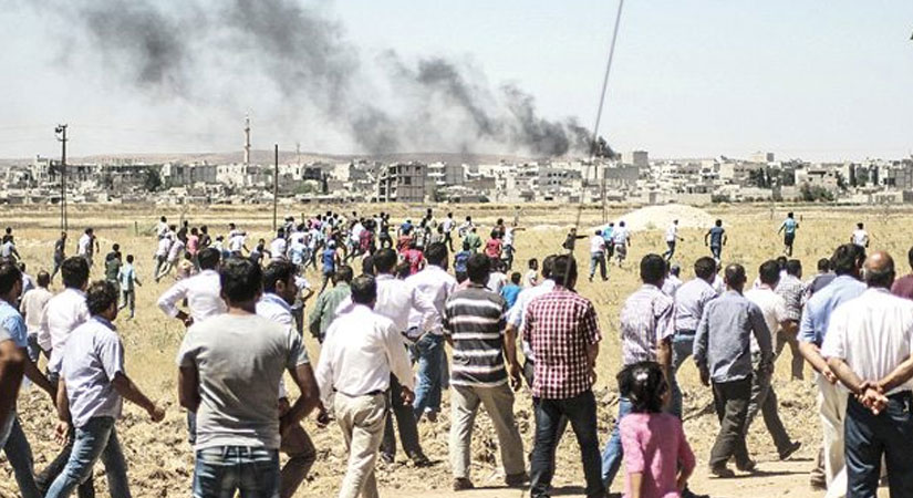 IŞİD'den Kobani'ye Vahşi Saldırı