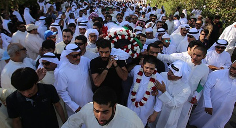 Kuveyt Halkı 'Mihrap Şehitlerini' Uğurladı (Foto)