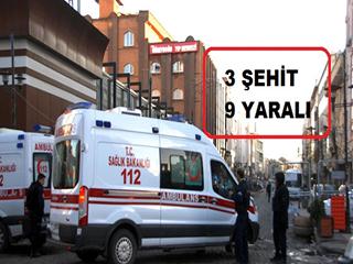 Diyarbakır'da 3 Şehit 9 Yaralı