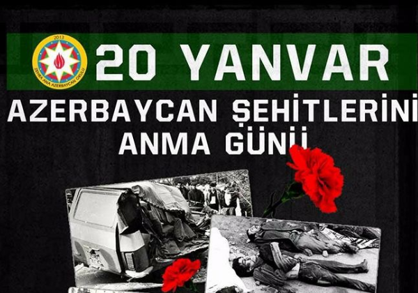 20 Yanvar Azerbaycan Şehitleri Bu Akşam Zeynebiye'de Anılacak