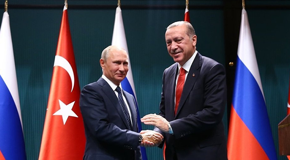 Erdoğan ve Putin, Suriye'yi Görüştü 