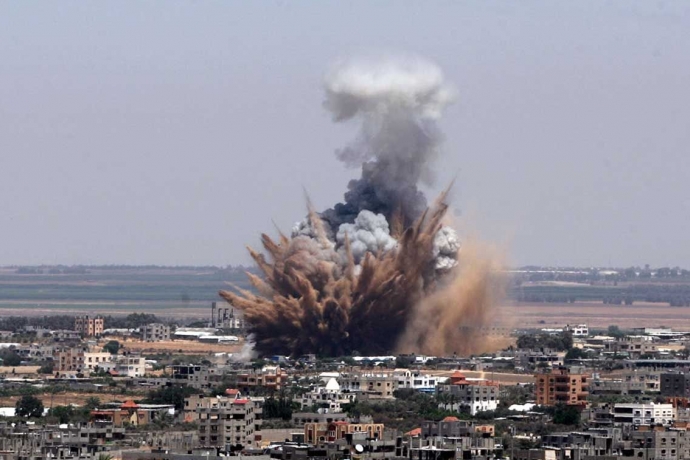 Siyonist Rejim Gazze'ye Saldırdı